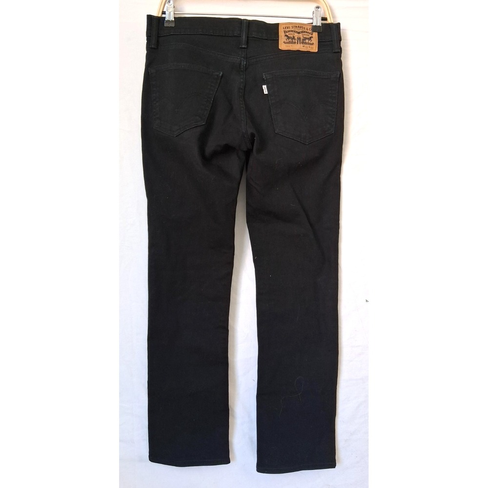 Levi's 511 Mens Stretch Slim Straight Jeans Black Denim 5-Pocket SZ 32/30 - Picture 2 of 4